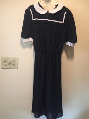 Black white Modern Dress-WM DR 1500-Chest 40