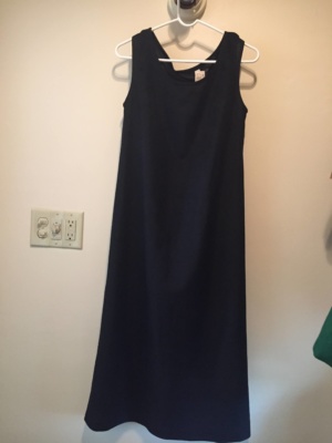 Black Modern Dress-WM DR 1503-Chest 40
