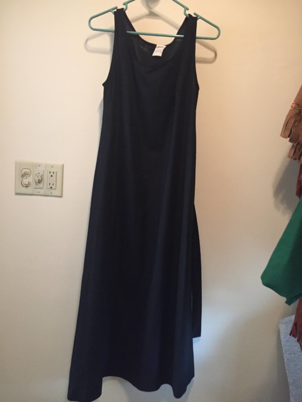 Black Modern Dress-WM DR 1505-Chest 41