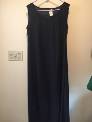 Black Modern Dress-WM DR 1601-Chest 42
