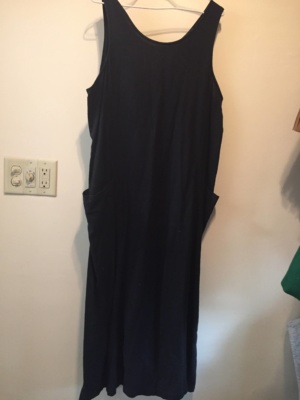 Black Modern Dress-WM DR 1602-Chest 42