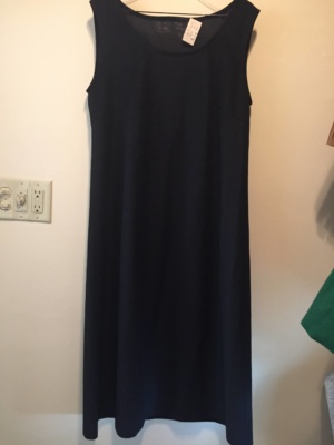 Black Modern Dress-WM DR 1702-Chest 44