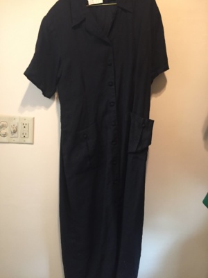 Black Modern Dress-WM DR 1703-Chest 44