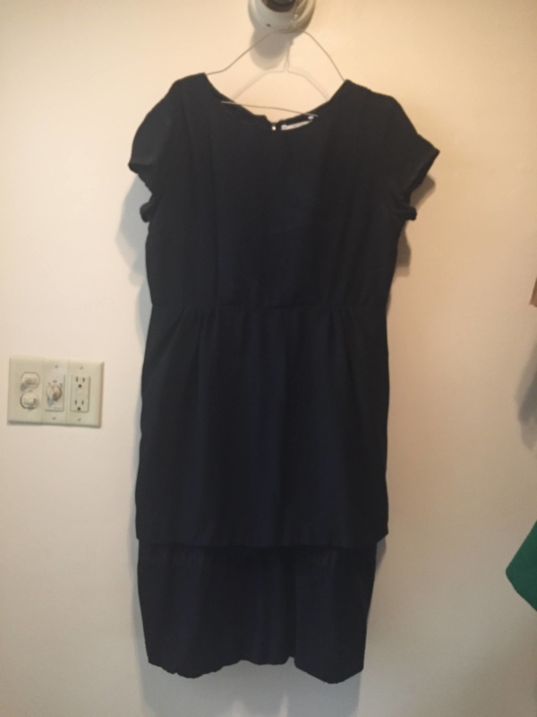 Black Modern Dress-WM DR 1704-Chest 43