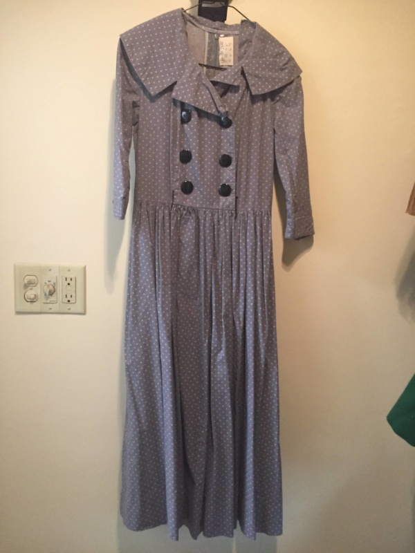 Grey white Modern Dress-WM DR 2325-Chest 36
