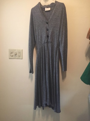 Grey Modern Dress-WM DR 2500-Chest 40