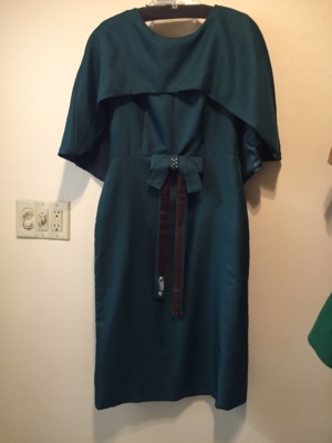 Green Modern Dress-WM DR 3407-Chest 38