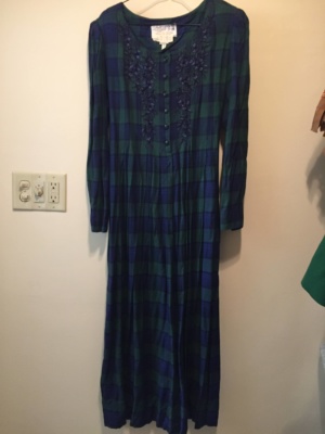 Green blue Modern Dress-WM DR 3475-Chest 38