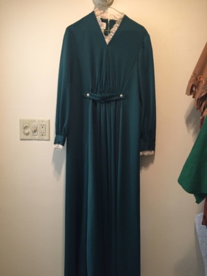 Green Modern Dress-WM DR 3503-Chest 40