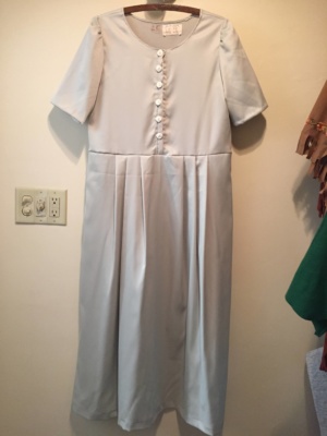 Green Modern Dress-WM DR 3504-Chest 40