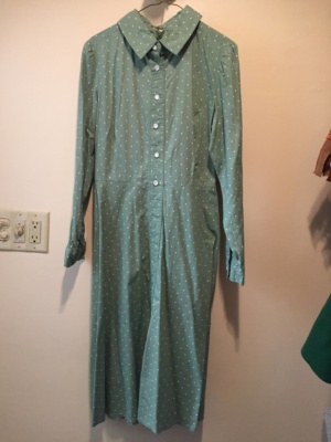 Green white Modern Dress-WM DR 3529-Chest 40