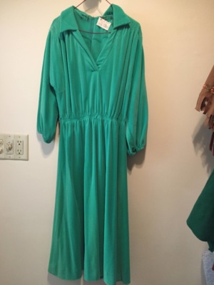 Green orange pink Modern Dress-WM DR 3601-Chest 42