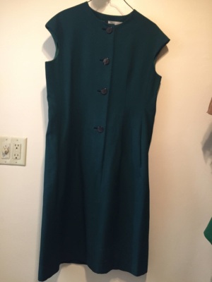 Green Modern Dress-WM DR 3602-Chest 42