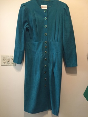 Green Modern Dress-WM DR 3802-Chest 46