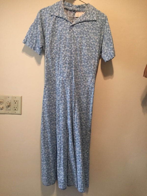 Blue white Modern Dress-WM DR 4225-Chest 34