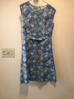 Blue green  Modern Dress-WM DR 4329-Chest 36
