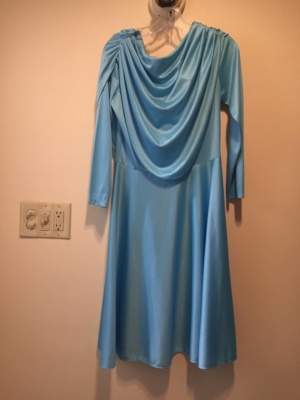 Blue Modern Dress-WM DR 4405-Chest 38