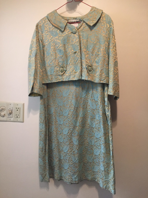 Blue gold Modern Dress-WM DR 4425-Chest 38