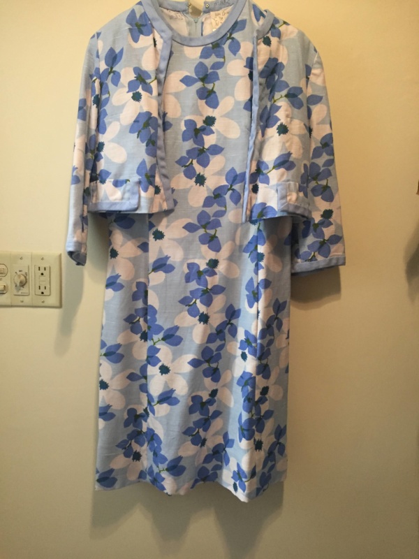 Blue white Modern Dress-WM DR 4431-Chest 38
