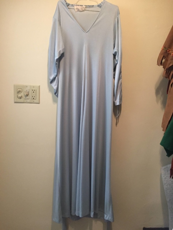 Blue Modern Dress-WM DR 4502-Chest 40