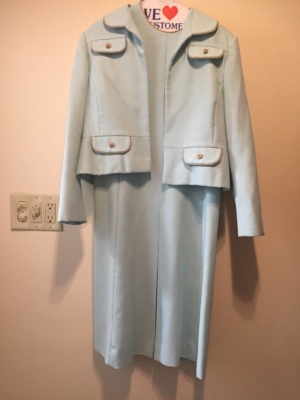 Blue Modern Dress-WM DR 4503-Chest 40