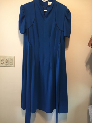 Blue Modern Dress-WM DR 4511-Chest 40