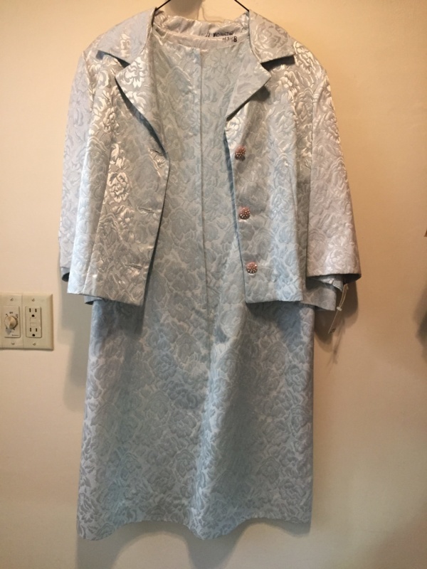 Blue Modern Dress-WM DR 4525-Chest 40