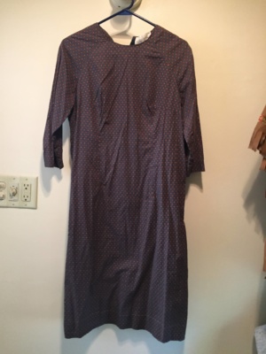 Blue orange green Modern Dress-WM DR 4527-Chest 40