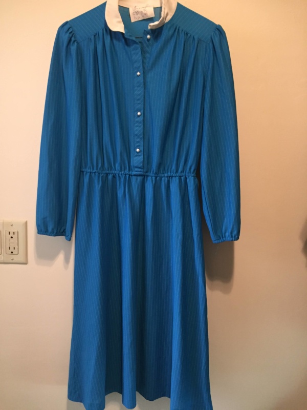 Blue white Modern Dress-WM DR 4550-Chest 40