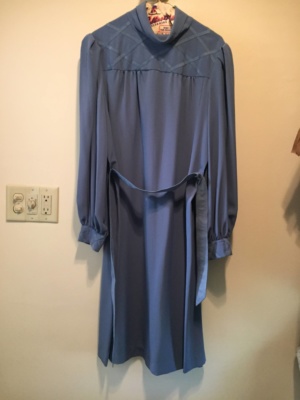 Blue Modern Dress-WM DR 4602-Chest 42