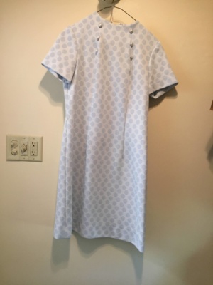 Blue Modern Dress-WM DR 4625-Chest 42