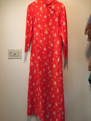 Orange white Modern Dress-WM DR 5326-Chest 36