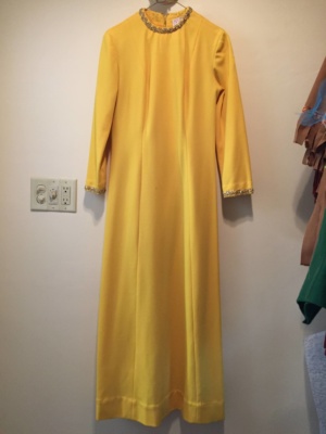 Yellow Modern Dress-WM DR 5400-Chest 38