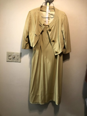 Yellow/green Modern Dress-WM DR 5401-Chest 38