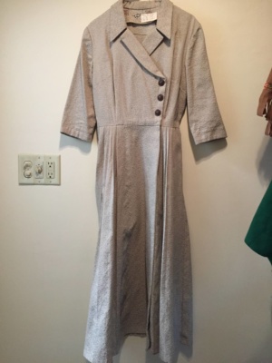 Brown Modern Dress-WM DR 6526-Chest 40