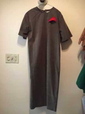 Brown Modern Dress-WM DR 6604-Chest 42