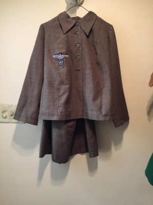 Brown Modern Dress-WM DR 6605-Chest 42