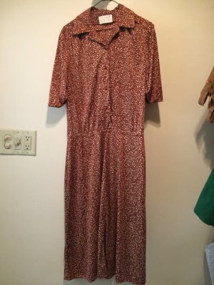 Brown tan Modern Dress-WM DR 6726-Chest 44