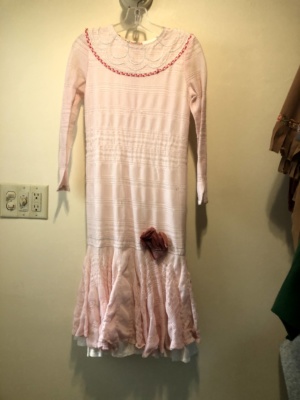 Pink red Modern Dress-WM DR 7201-Chest 34