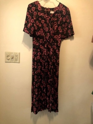 Red black green Modern Dress-WM DR 7225-Chest 34