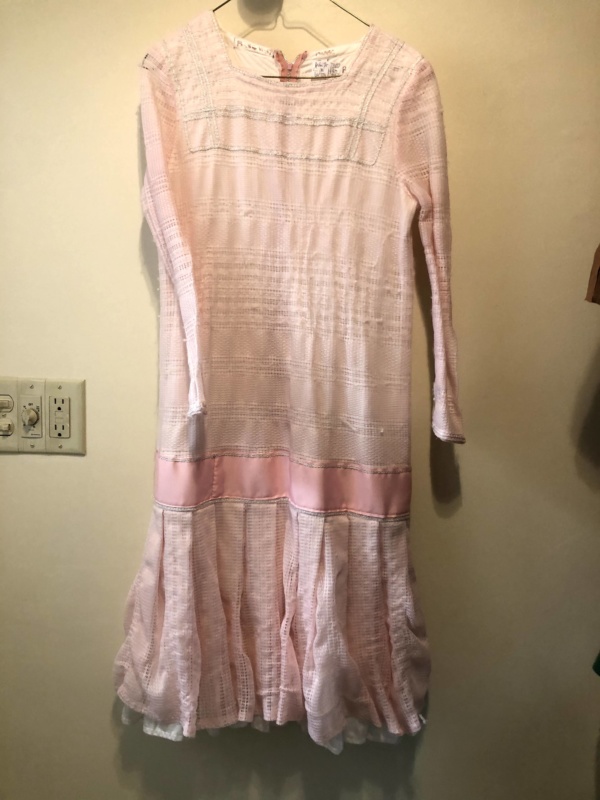 Pink Modern Dress-WM DR 7302-Chest 36