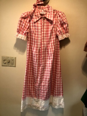Pink white Modern Dress-WM DR 7375-Chest 36