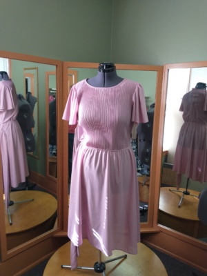 Pink Modern Dress-WM DR 7604-Chest 42