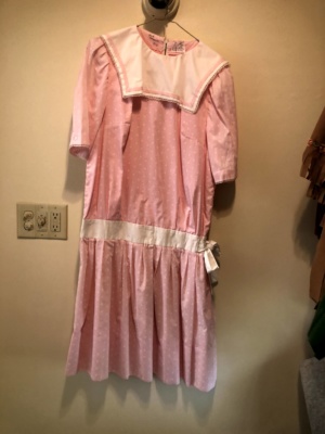 Pink white   Modern Dress-WM DR 7727-Chest 44