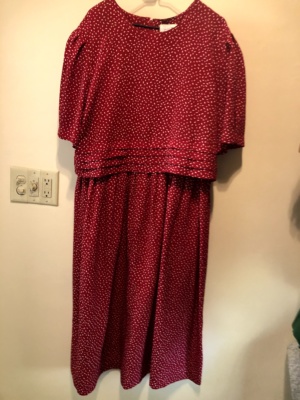 Red white Modern Dress-WM DR 7826-Chest 48