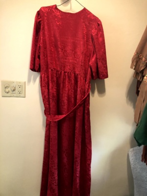 Red Modern Dress-WM DR 7925-Chest 50