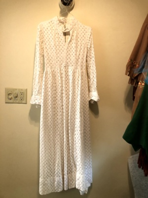White Modern Dress-WM DR 8225-Chest 34