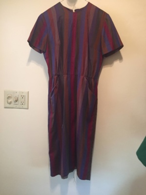 Purple red tan Modern Dress-WM DR 9450-Chest 38