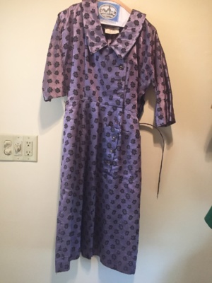 Purple black Modern Dress-WM DR 9525-Chest 40