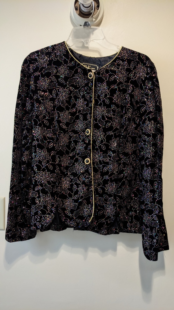 Black Women's Jacket-Wm Jkt 1325-Chest 42